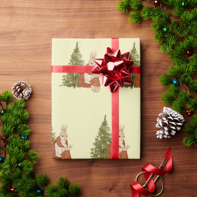 Christmas Peter Rabbit Vintage Wrapping Paper (Holiday Gift)