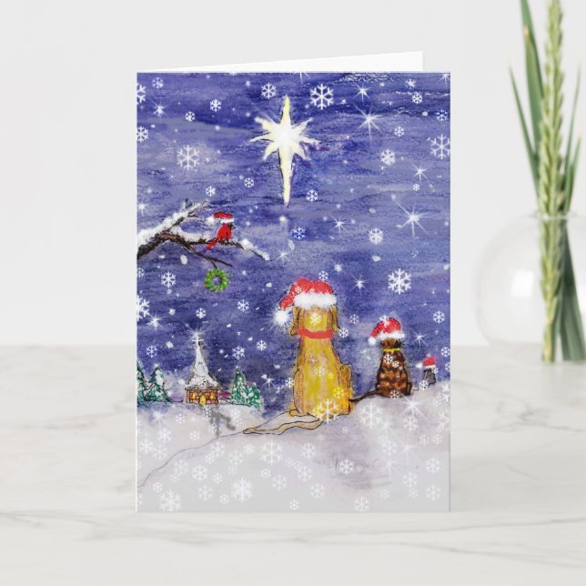 CHRISTMAS PETS HOLIDAY CARD (Front)