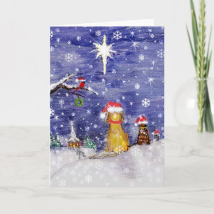 CHRISTMAS PETS HOLIDAY CARD