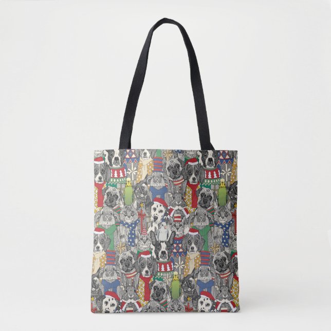 christmas pets tote bag (Front)