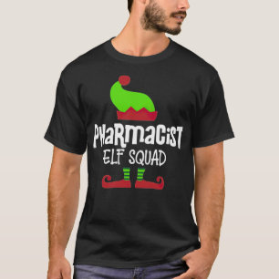 Christmas Pharmacist, Pharmacy elf best friend squ T-Shirt
