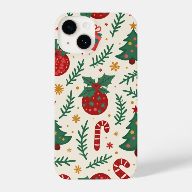 christmas phone iPhone case (Back)