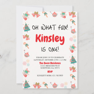 Christmas Photo Birthday Card