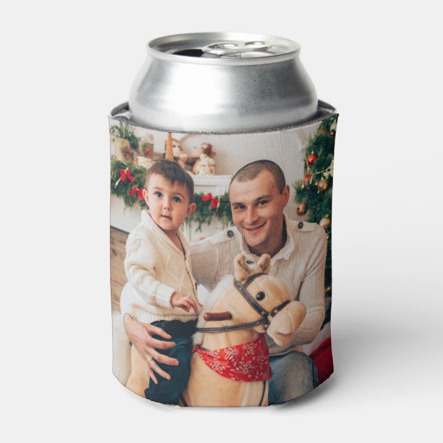 Christmas Photo Can Coolers (Can Front)