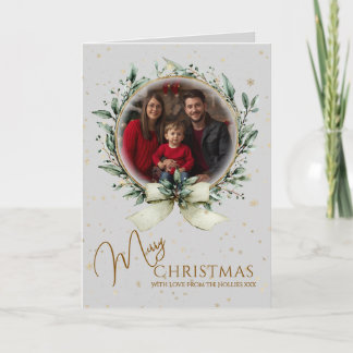  Christmas Photo Card Folded Greeting Card