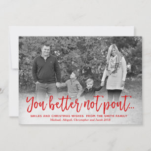 Christmas Photo Card, Holiday Card, Funny Card