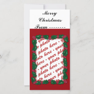 Christmas Photo Card or Photo Gift Tag
