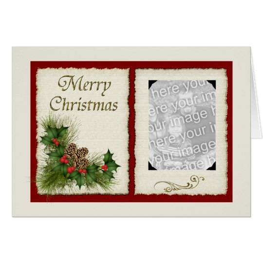 Christmas Photo Card Template