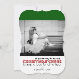 Christmas Photo Cards (Green)