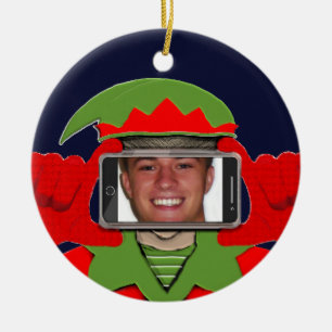 Christmas Photo Ceramic Tree Decoration