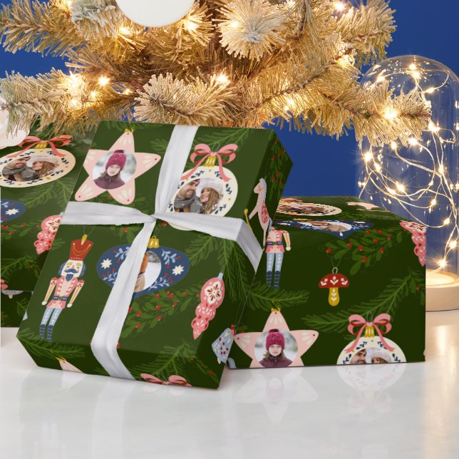 Christmas Photo Custom Gift Wrapping Paper (Holidays)