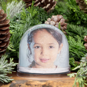 CHRISTMAS PHOTO CUSTOM SNOW GLOBE