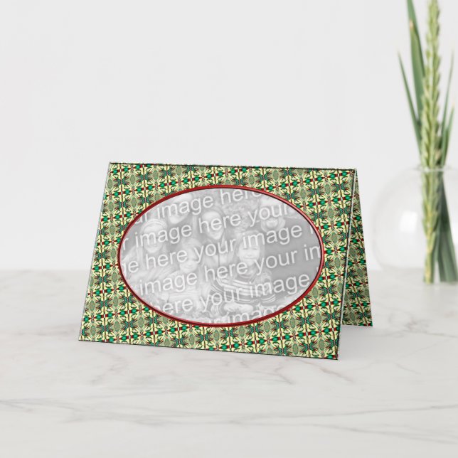Christmas Photo Frame Holiday Card (Front)