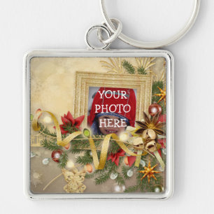 Christmas Photo Frame Key Ring