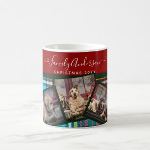 CHRISTMAS PHOTO GIFT - Anderson Tartan Collage Coffee Mug