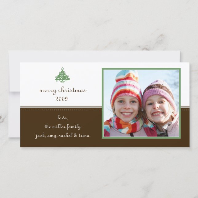 Christmas Photo Greeting Card (Front)