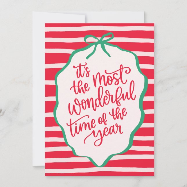 Christmas Photo Greeting Card (Front)