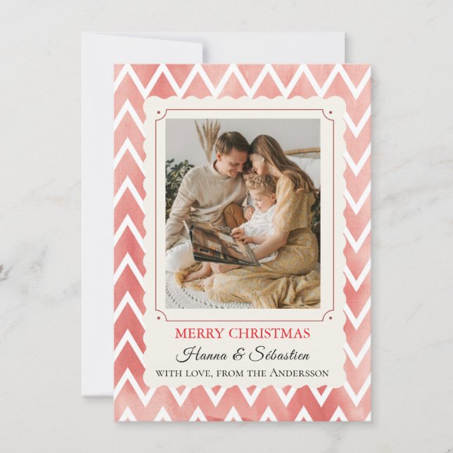  Christmas Photo Holiday Card (Front)