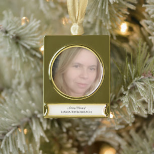  Christmas Photo In loving Memory Banner Ornament