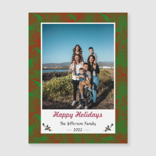 Christmas Photo Magnetic Card