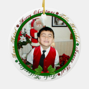 Christmas photo ornament