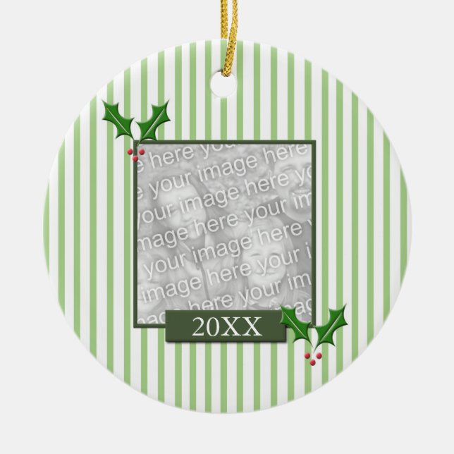 Christmas photo ornament (Front)