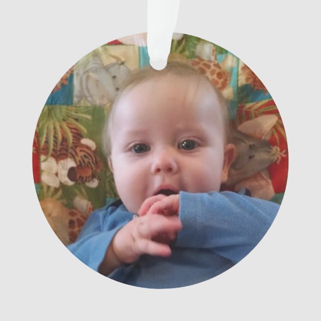 Christmas Photo Ornament Keepsake (Front)