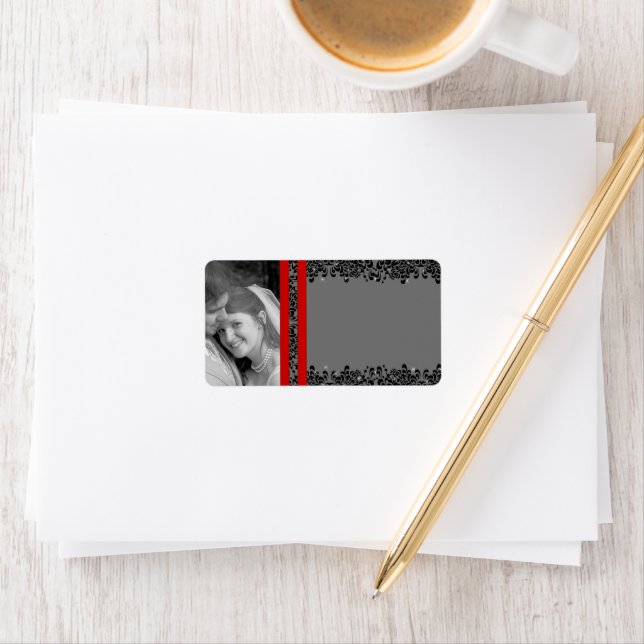 Christmas Photo Stars Address Labels - (Insitu)
