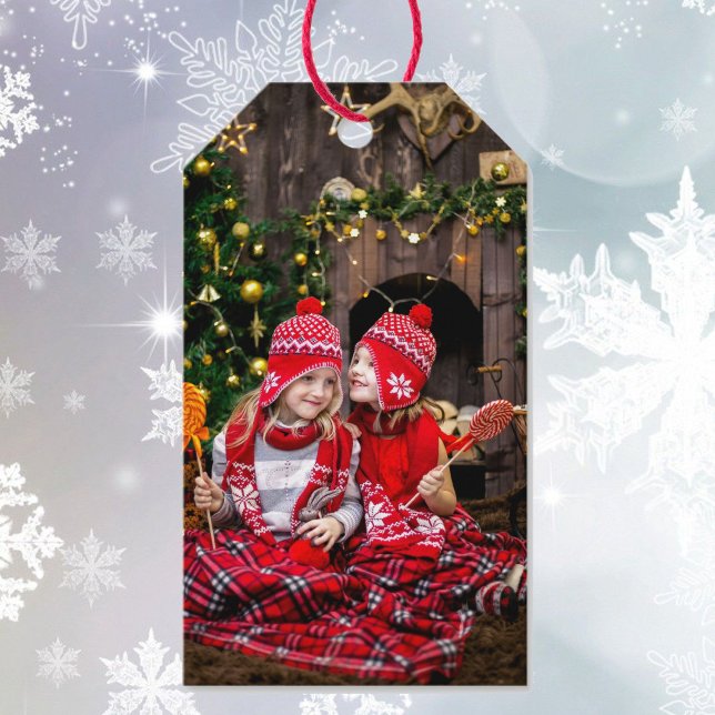 Christmas Photo Template Gift Tags (Creator Uploaded)