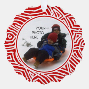 Christmas Photo Tree Decoration Card