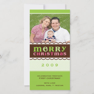 CHRISTMAS PHOTOCARD :: candyfloss 2 Holiday Card