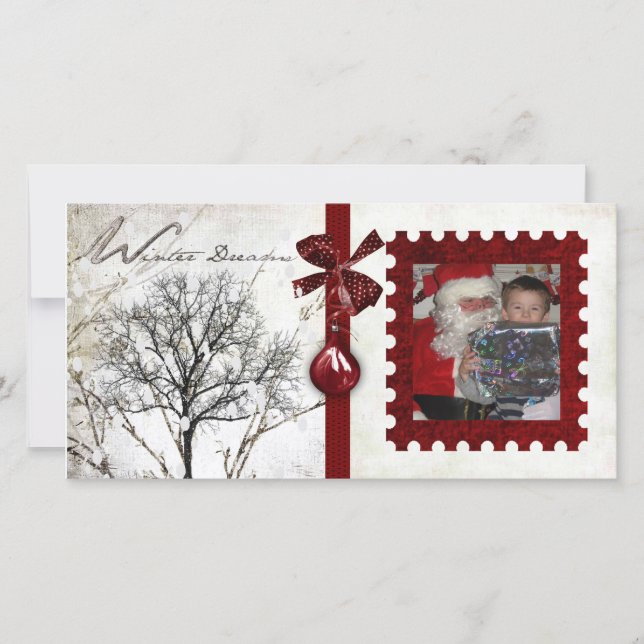 Christmas Photocard Holiday Card (Front)