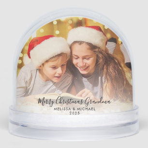Christmas Photos Grandkids Photos Grandma Keepsake Snowglobe