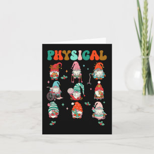 Christmas Physical Therapy Christmas Gnome Physica Card