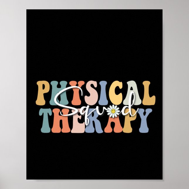 Christmas Physical Therapy Pt Squad Paediatrics Th Poster (Front)