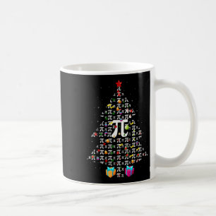 Christmas Pi Funny Mathematics Pi Day Christmas Tr Coffee Mug
