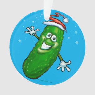Christmas Pickle Ceramic Ornament