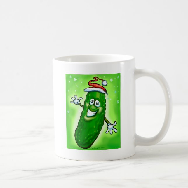 Christmas Pickle Coffee Mug (Right)