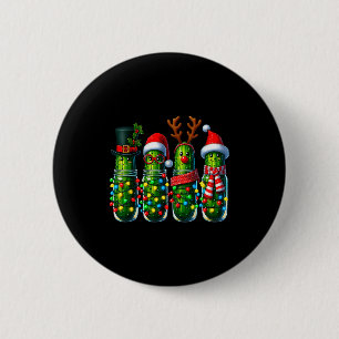 Christmas Pickle Holiday Pickle Jars Santa Ugly Hu 6 Cm Round Badge