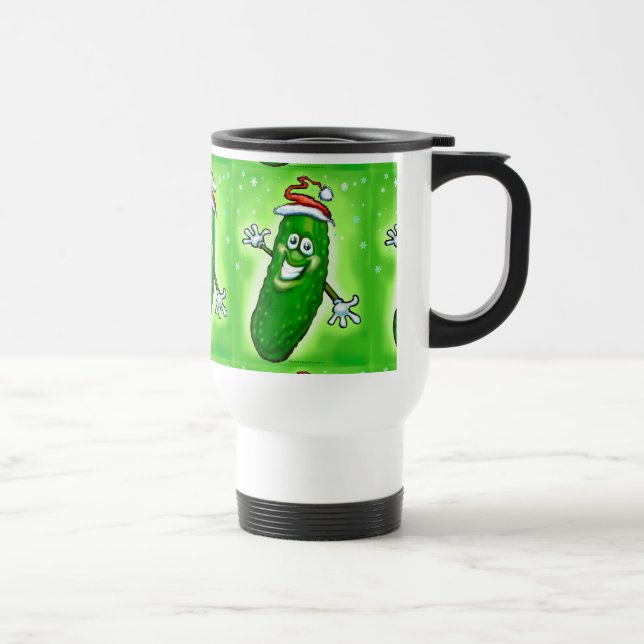 Christmas Pickle Travel Mug (Right)