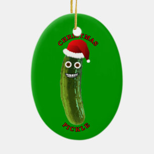 Christmas Pickle Tree Ornament Gift