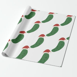 Christmas Pickle Wrapping Paper