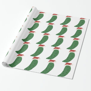 Christmas Pickle Wrapping Paper