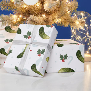 Christmas Pickle  Wrapping Paper