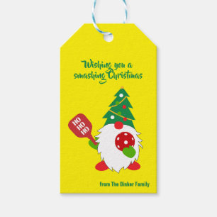 🎅💛Christmas pickleball Paper Gift Tags