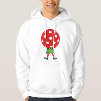 Christmas Pickleball Sweatshirt Pickleball Elf Red