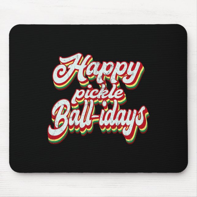 Christmas Picklell  Mouse Mat (Front)