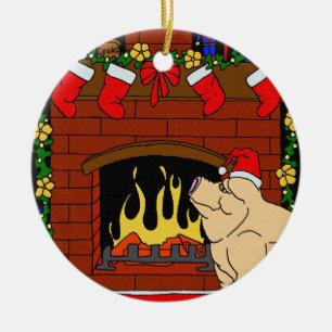 Christmas Pig Ornament