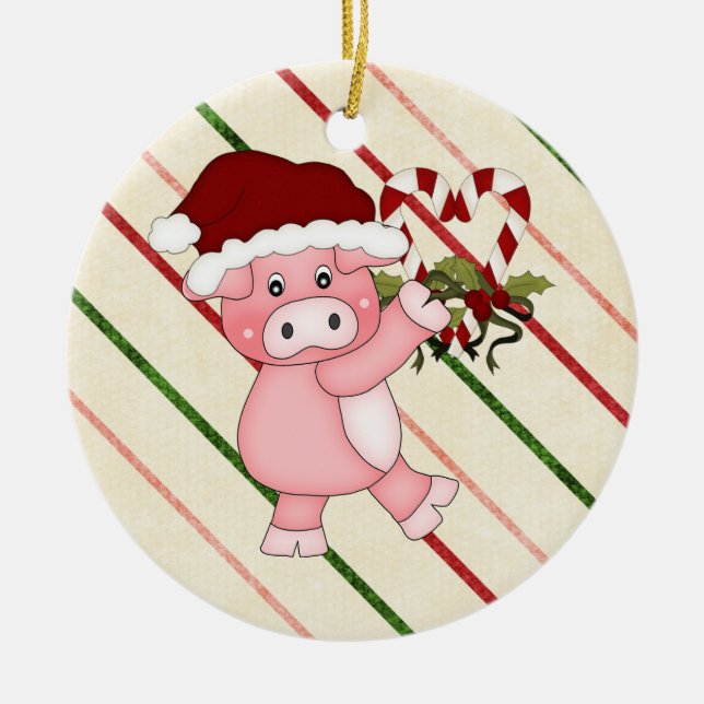 Christmas Pig ornament (Front)