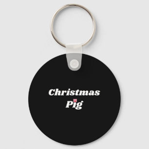 Christmas Pig - Pig And Piggy Gifts For Men And Wo Key Ring